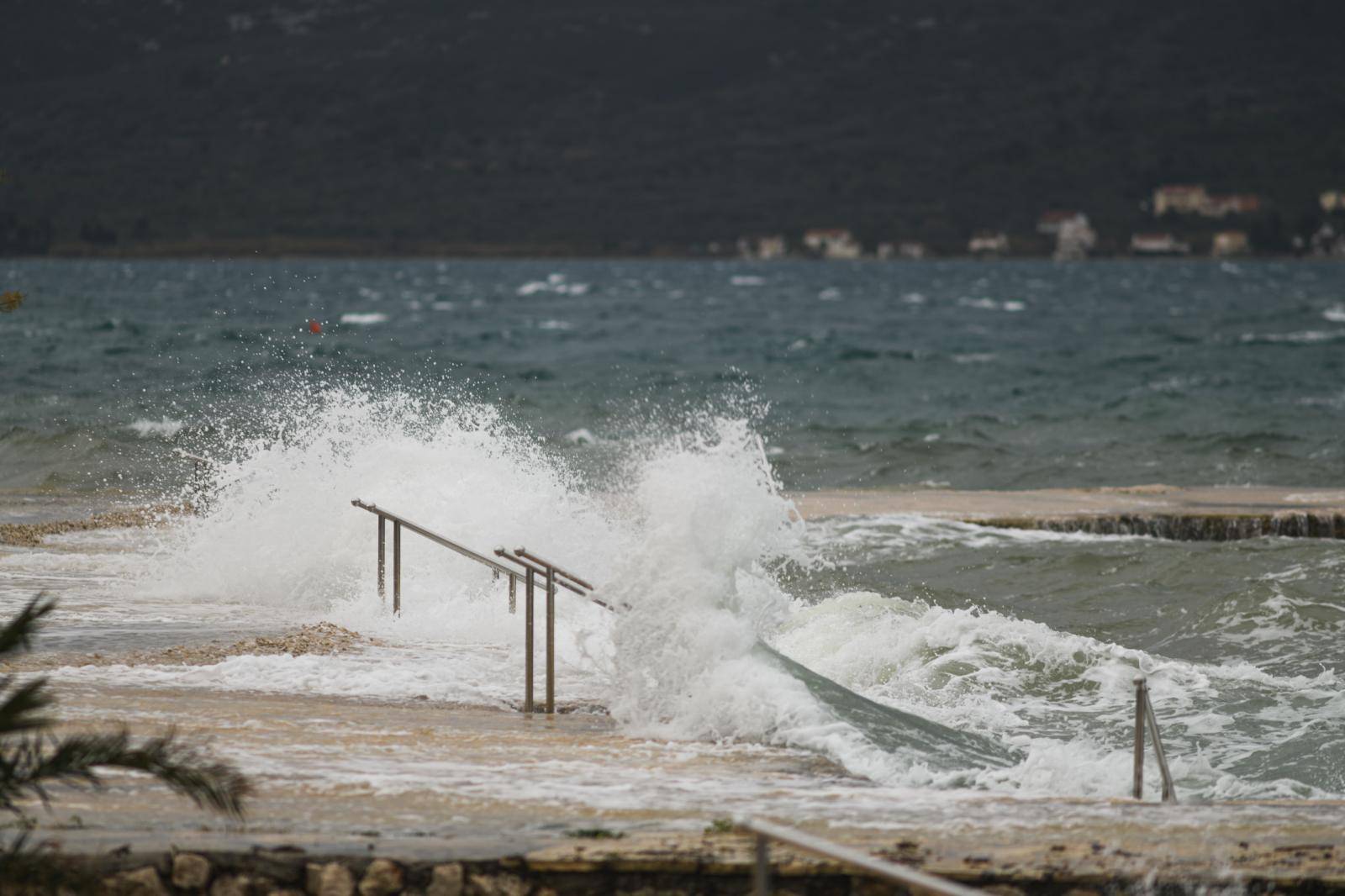 Posljedice jakog nevremena u Zadru