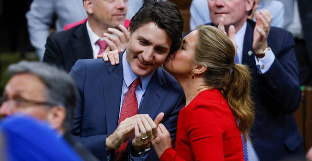 FILE PHOTO: U.S. President Joe Biden meets with Canadian PM Justin Trudeau in Ottawa