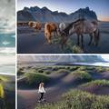 Crna pješčana plaža na Islandu i 'Batmanova planina' na njoj