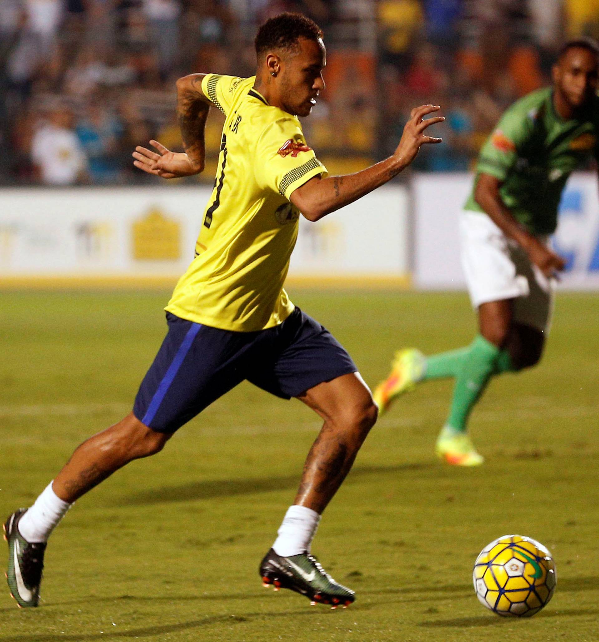 Football Soccer - Ousadia (Neymar's Friends) v Pedalada (Robinho's Friends) - End of year charity soccer match