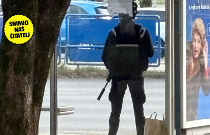 VIDEO Šokantne scene iz Zagreba: U rukama imao pušku, a na sebi maskirno odijelo...