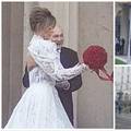 Prve fotke Sandre Perković u vjenčanici: 'Nije ju smetalo što je ljudi gledaju, jako je sretna'