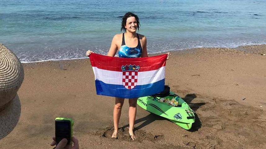 Dina Levačić je prva Hrvatica koja je preplivala La Manche