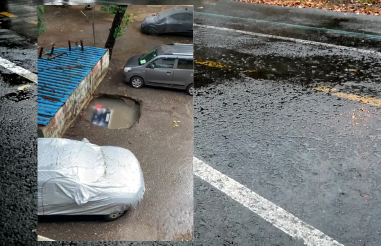VIDEO Auto upao u rupu nakon snažnih kiša, vlasnik zatečen: 'Ovo nisam mogao ni sanjati'