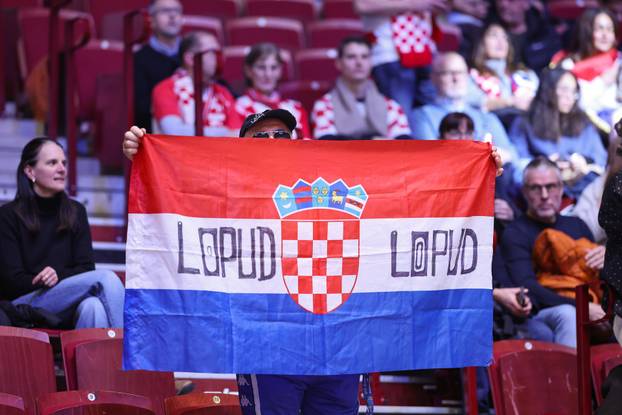 Susret Švedske i Hrvatske u prvom krugu EHF Europskog prvenstva, navijači