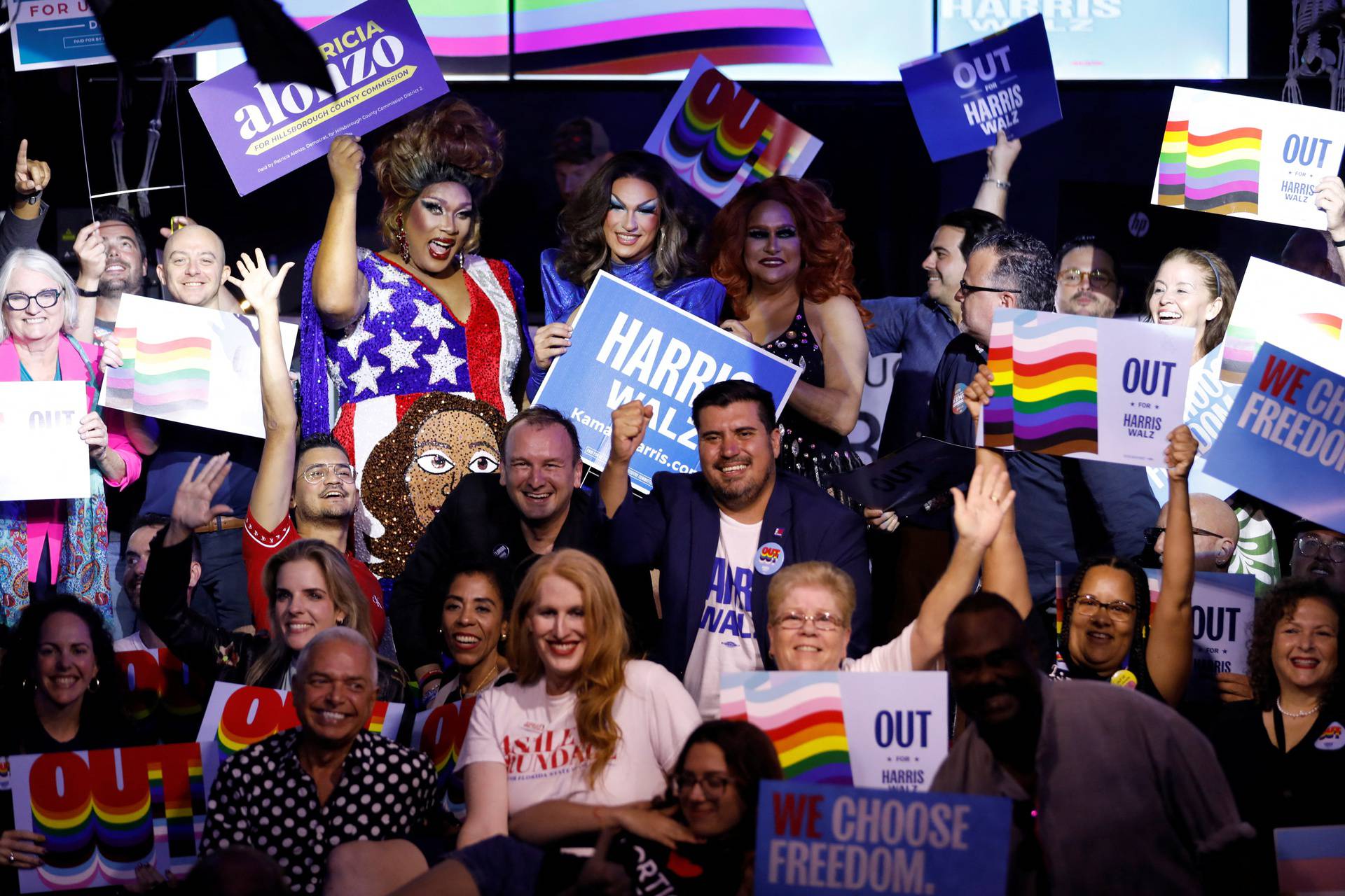 "Get Out the Vote Drag Spectacular" event at Southern Nights, in Tampa