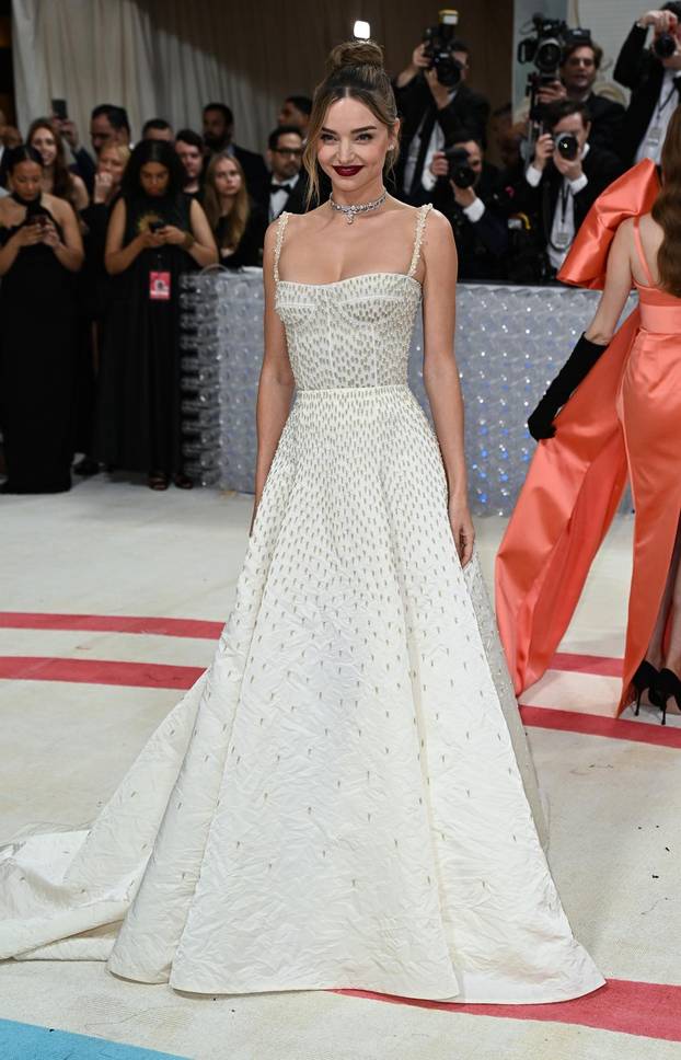 The Met Gala - Karl Lagerfeld A Line of Beauty 