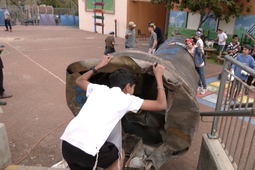 Ostaci rakete u Izraelu