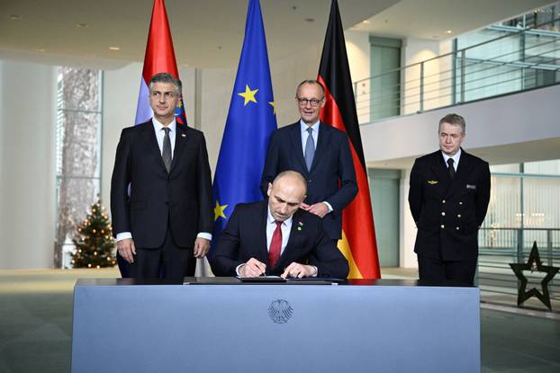 Croatian PM Andrej Plenkovic visits Germany