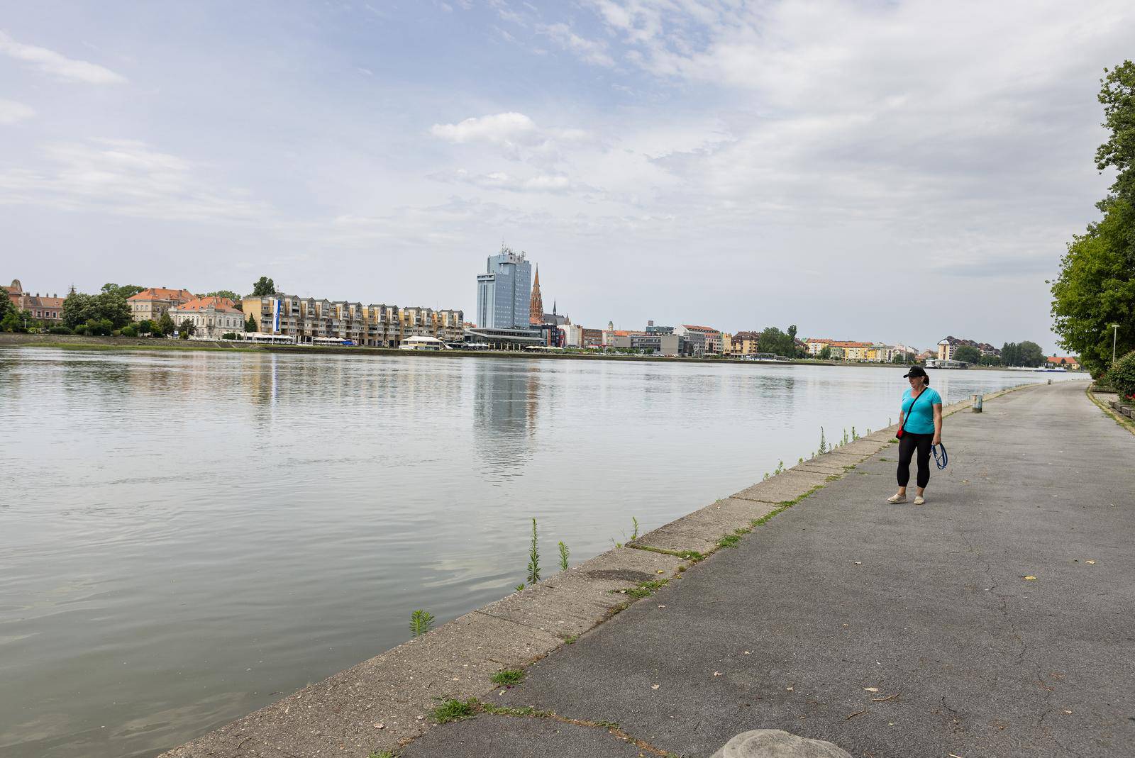 Visoki vodostaj rijeke Drave kod Osijeka