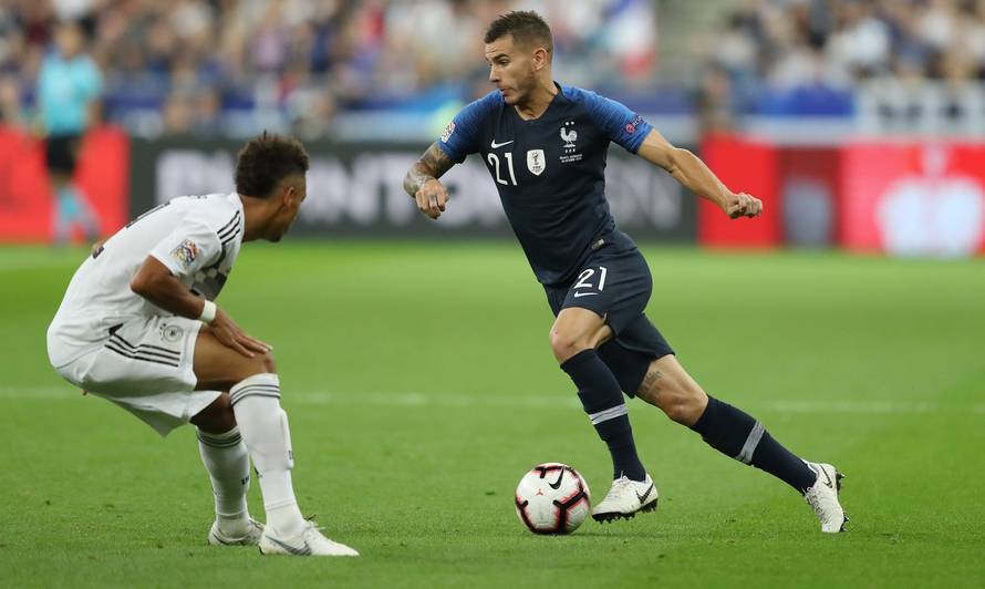 firo: 16.10.2018, Fuvuball, France: National team, season 2018/2019, Nations League France, France - Germany, Germany 3: 0 Netherlands, Netherlands - Germany