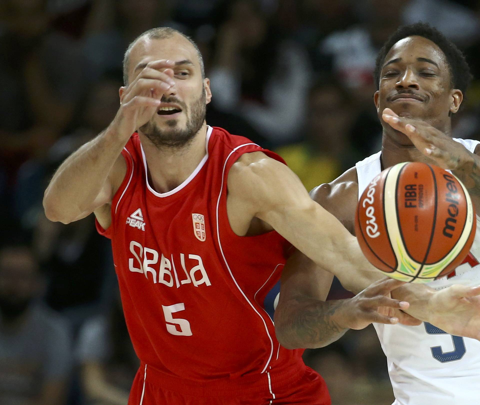 Basketball - Men's Preliminary Round Group A USA v Serbia