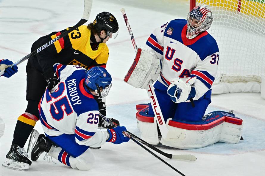 Ice Hockey - Men's Preliminary Round - Group C - United States vs Germany