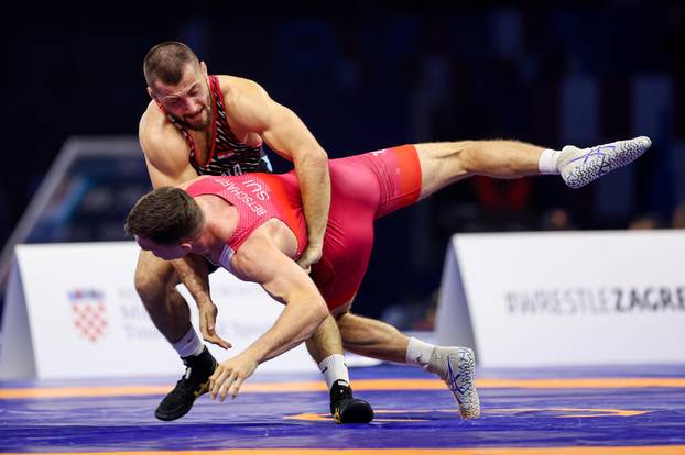 Zagreb: Svjetsko prvenstvo u hrvanju, gr&ccaron;ko-rimski stil, 82kg, Ramon Rainer Betschart - Karlo Kodri&cacute;