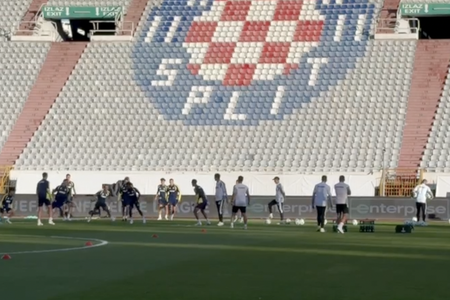 Trening Hajduka uo&ccaron;i Ajaxa