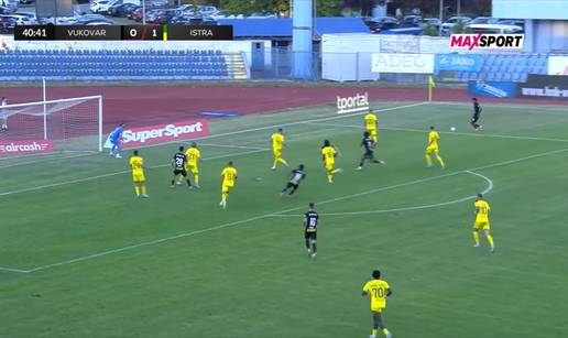 VIDEO Pogledajte prvi gol Vukovaraca u HNL-u ove sezone! Lončar sjajno pogodio za Istru