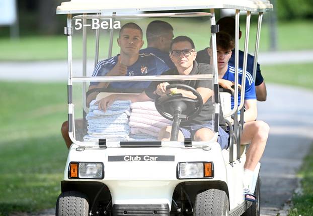 Trening nogometaša GNK Dinamo na pripremama u Sloveniji