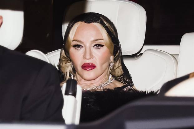 Madonna arrives at the Dolce & Gabbana after party in Milan!