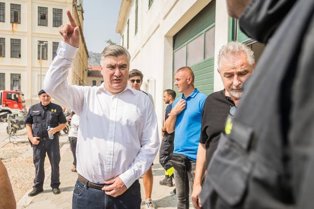 Zoran Milanović obišao je oporaženo područje okolice Omiša