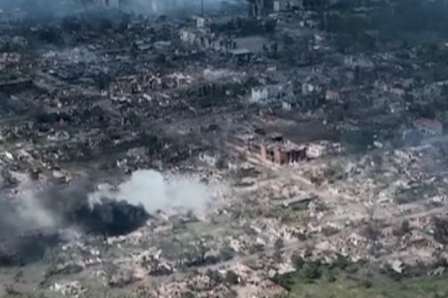 Uništen ukrajinski grad blizu granice s Rusijom