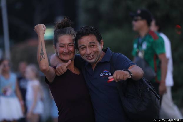 Split: Dolazak partijanera na drugu večer Ultra Europe festivala 2025.