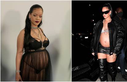 Rihanna u grudnjaku i minici prošetala trudnički trbuščić