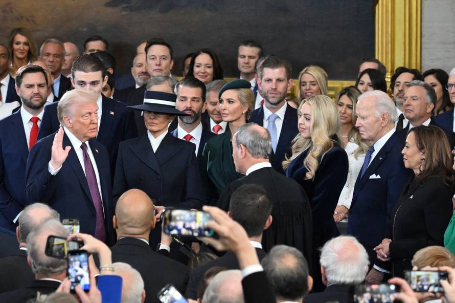 Inauguration ceremony for Trump's second presidential term