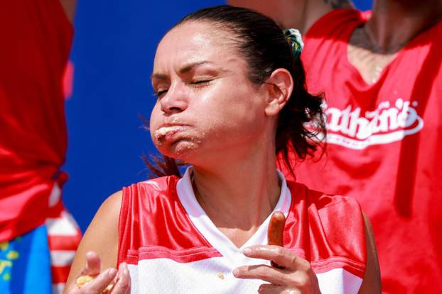 2023 Nathan's Hot Dog Eating Contest in New York