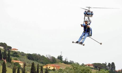 Najmanji helikopter letio u čast Leonarda da Vincija