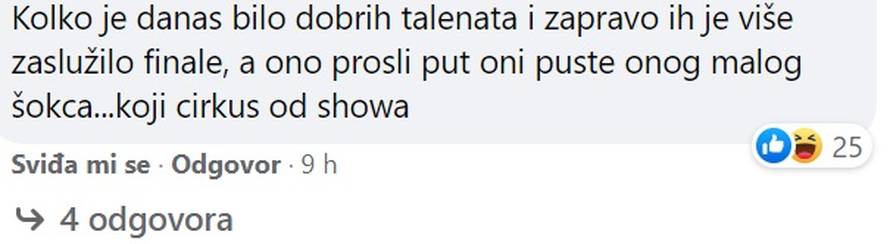 Gledatelji 'Supertalenta' nisu zadovoljni odabirom finalista: 'Netko se zabunio, bilo je boljih'