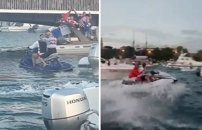 Ludilo u Zadru: Vrsaljko vozio jet-ski, Subašić se malo kupao