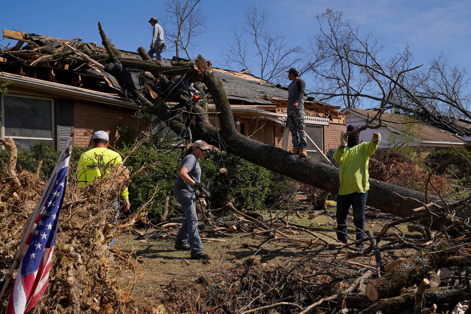 Monster storm system tore through the South and Midwest
