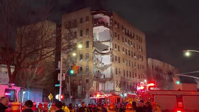 Partial building collapse in Bronx triggers search for survivors