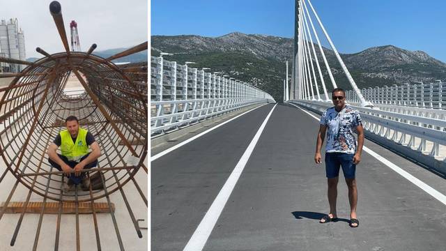 Olimpijac sudjelovao u izgradnji mosta: 'Naš Pelješki most diše! Kad je vruće 'ide' prema Stonu'