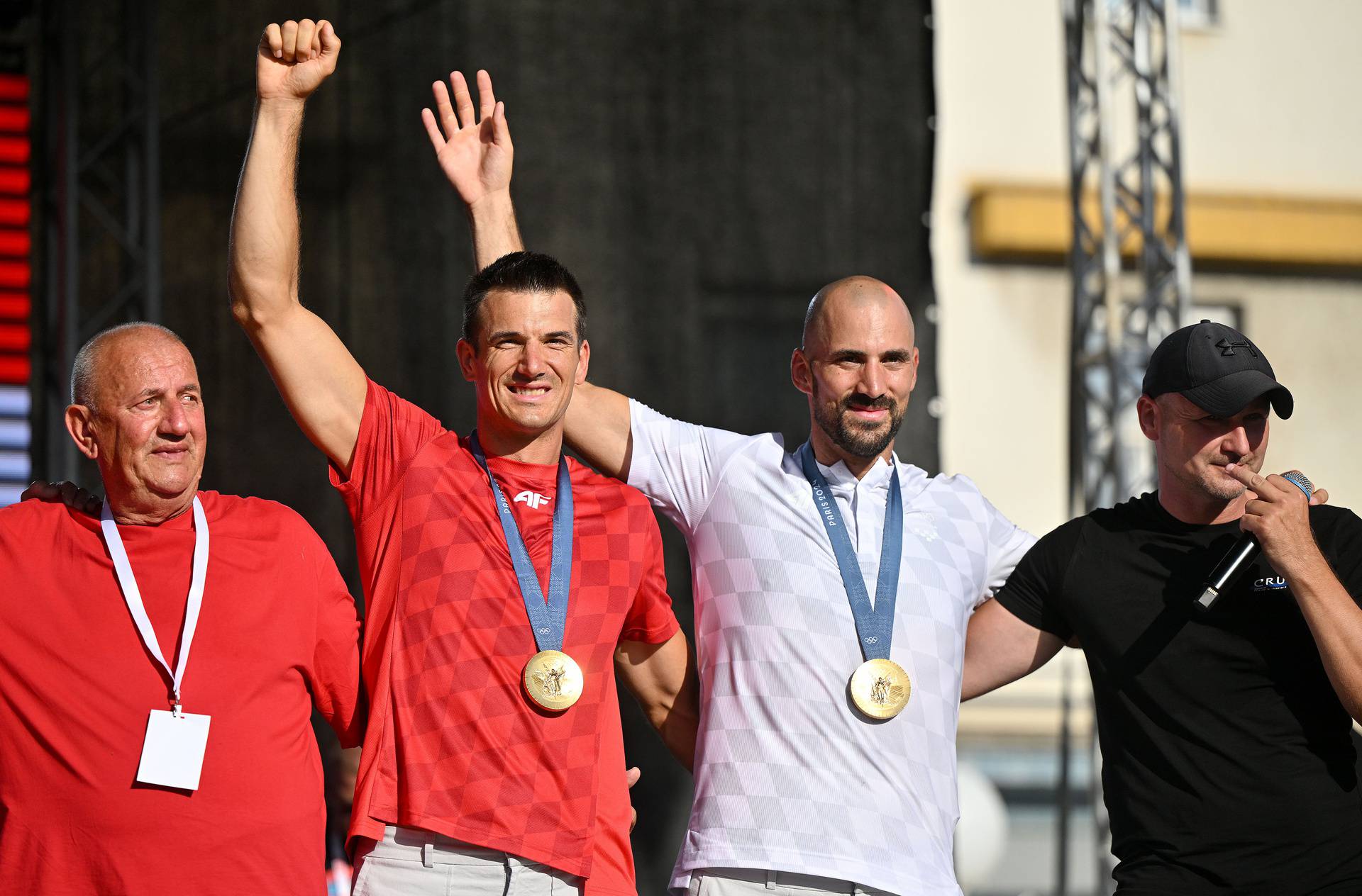 Zagreb: Doček hrvatskih olimpijaca na Trgu bana Jelačića