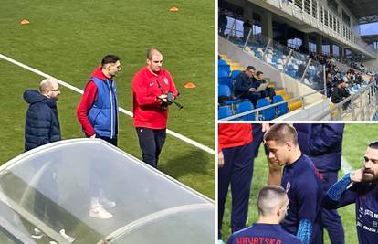 VIDEO Sedam igrača propustilo je prvi trening reprezentacije u Dugopolju. Sve snimali dronom