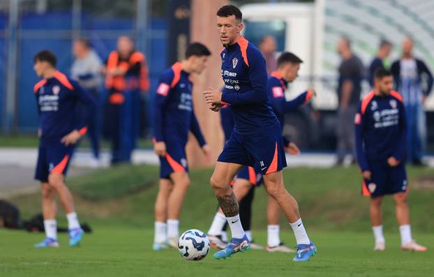 Zagreb: Trening nogometnih reprezentativaca uoči utakmice sa Škotskom