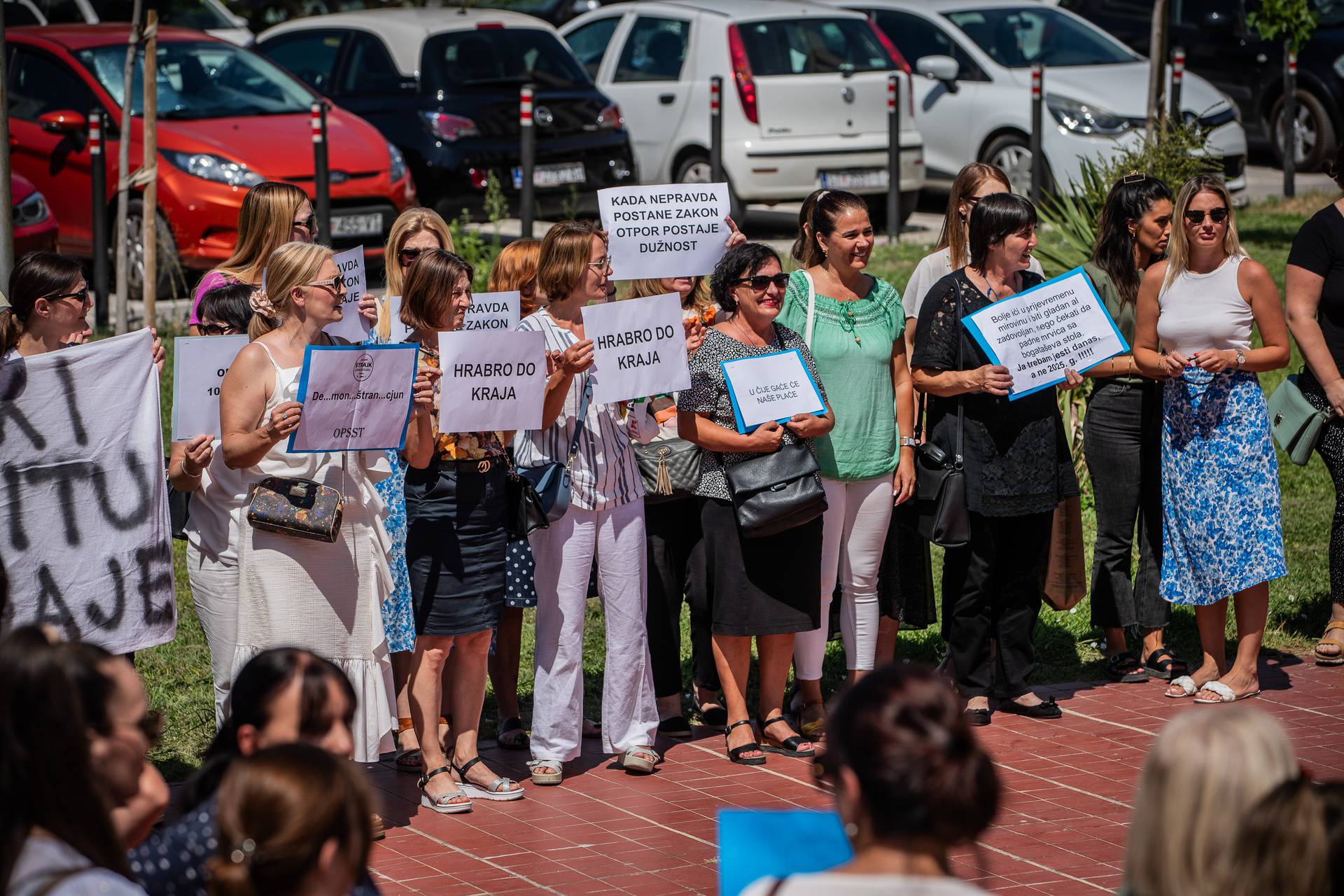 Štrajk djelatnika Županijskog i Trgovačkog suda u Splitu