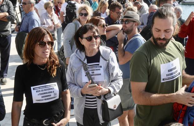 Omiš: Građani prosvjedovali zbog projekta obilaznice