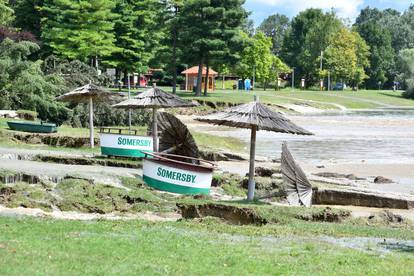 Jezero Šoderica uslijed poplave potpuno je uništeno