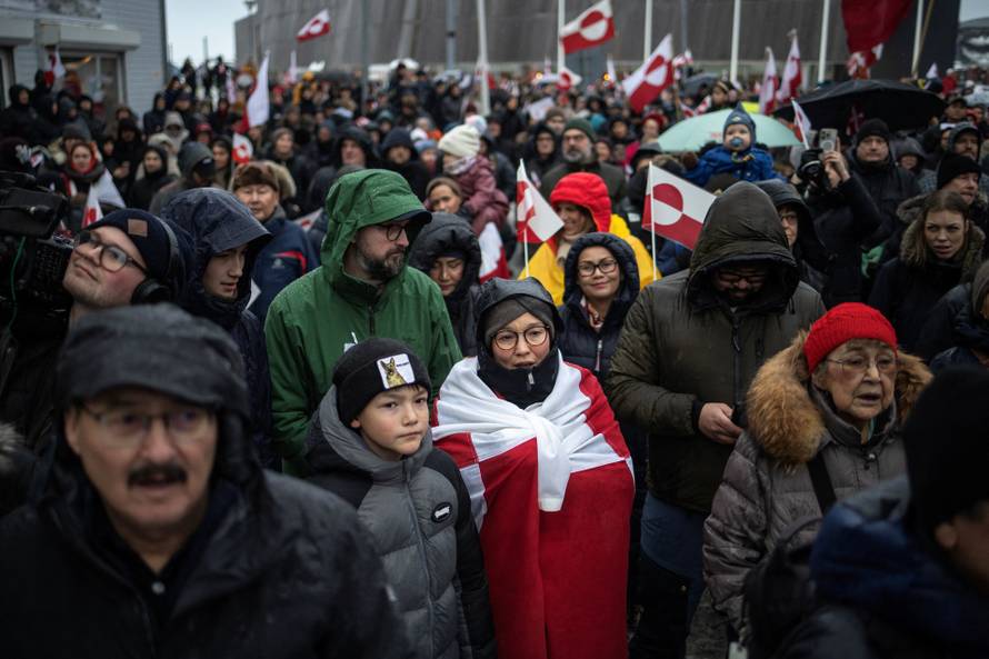 Protesters rally in Greenland against Trump annexation threat