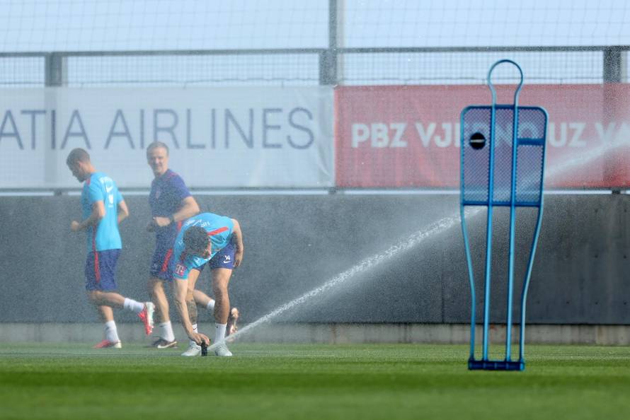 Rijeka: Trening hrvatske nogometne reprezentacije