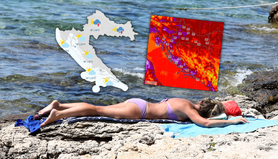 Za vikend temperature do 32 °C, s novim tjednom opet kiša: Meteoalarm zbog bure na jugu