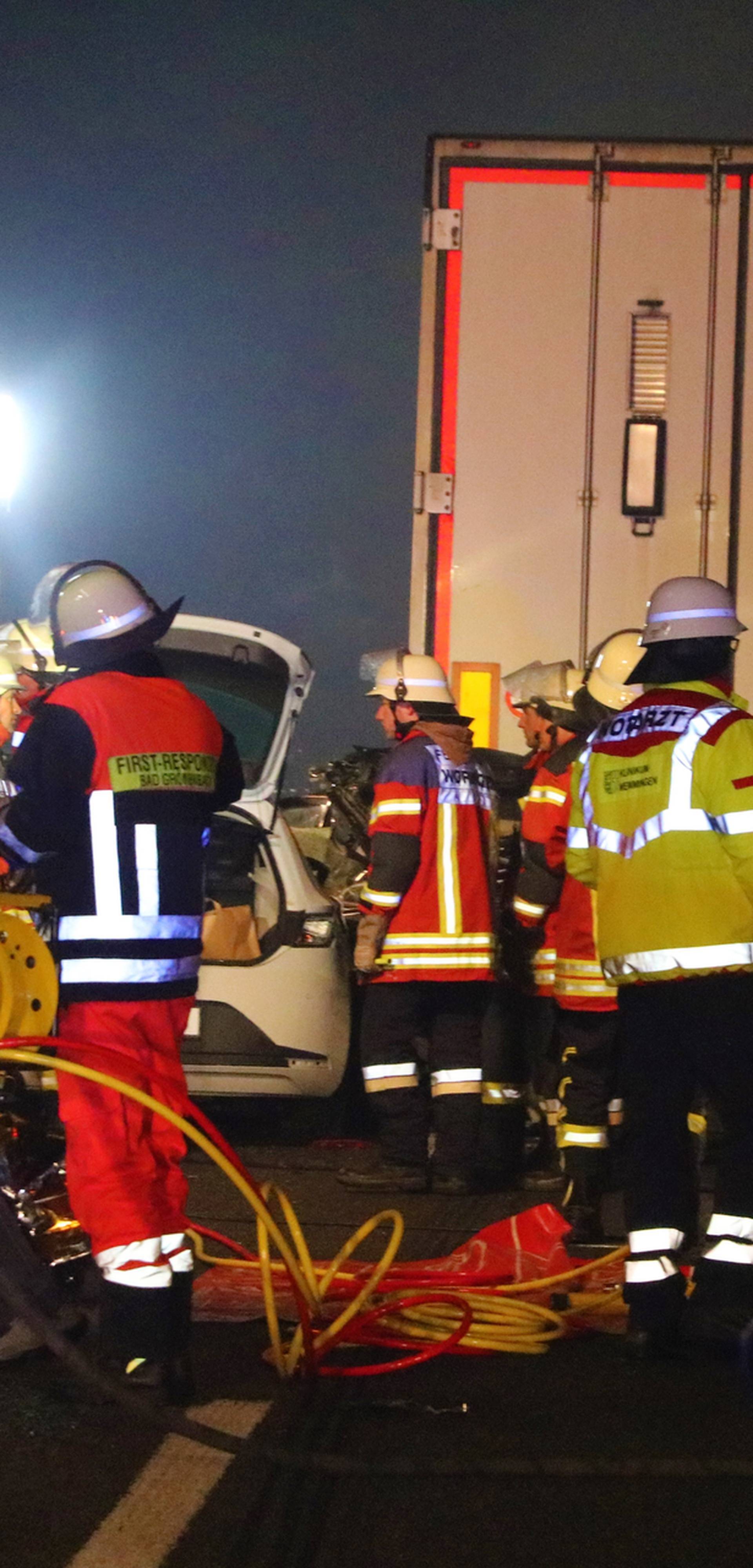 Fatal accident on Autobahn 7