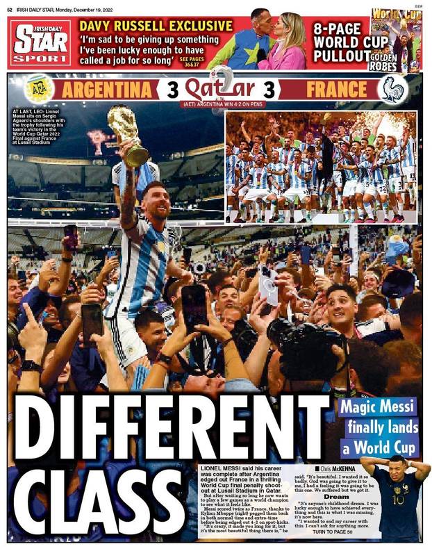 Pogledajte svjetske naslovnice: Nebeski Messi, najbolji ikada