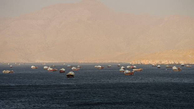 Vessels in the Strait of Hormuz, Musandam