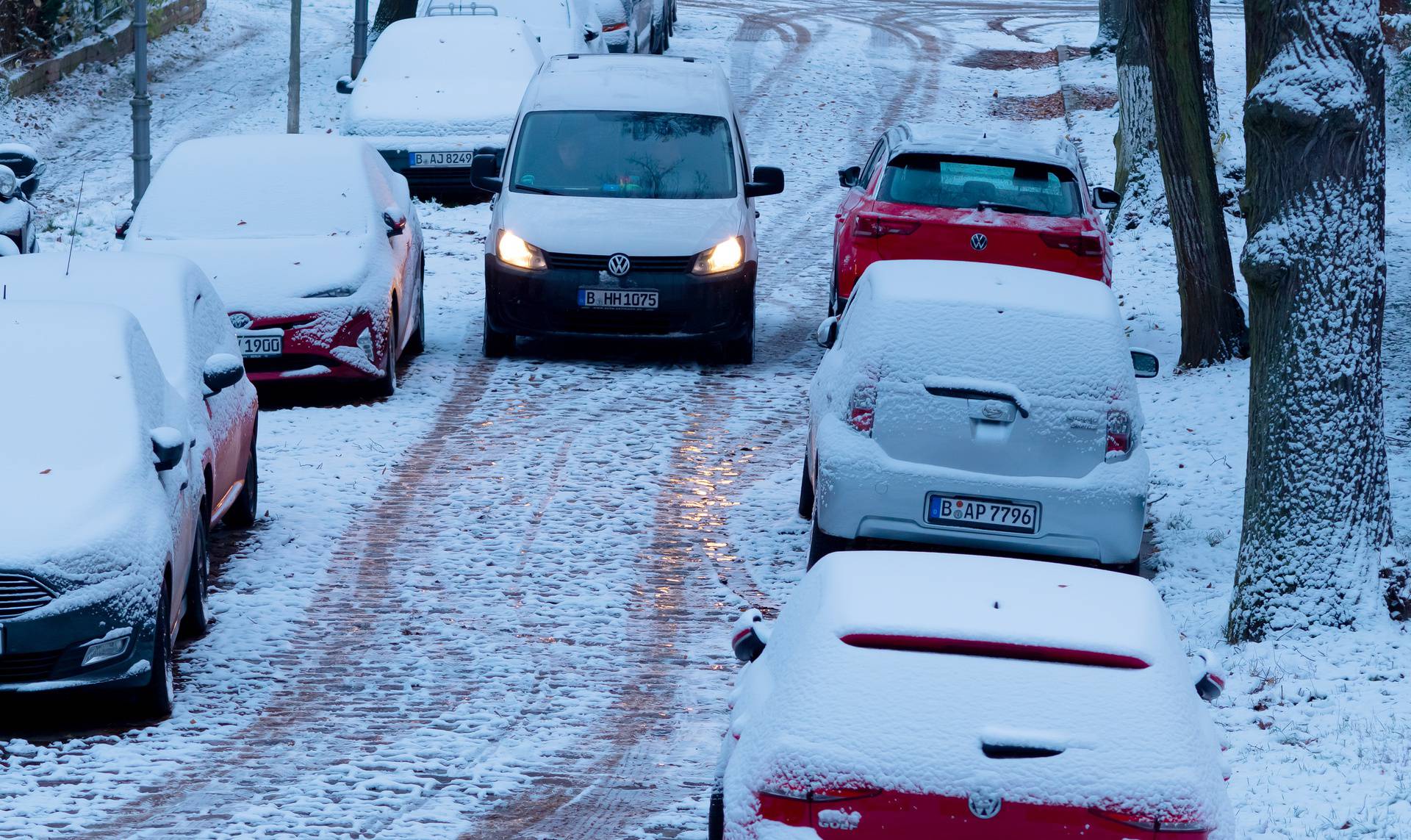 Onset of winter in Germany - Berlin