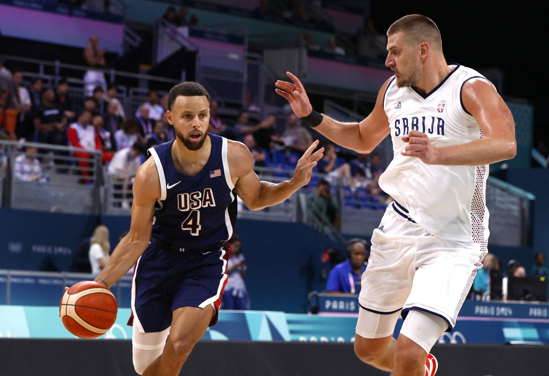 Basketball - Men's Group Phase - Group C - Serbia vs United States of America