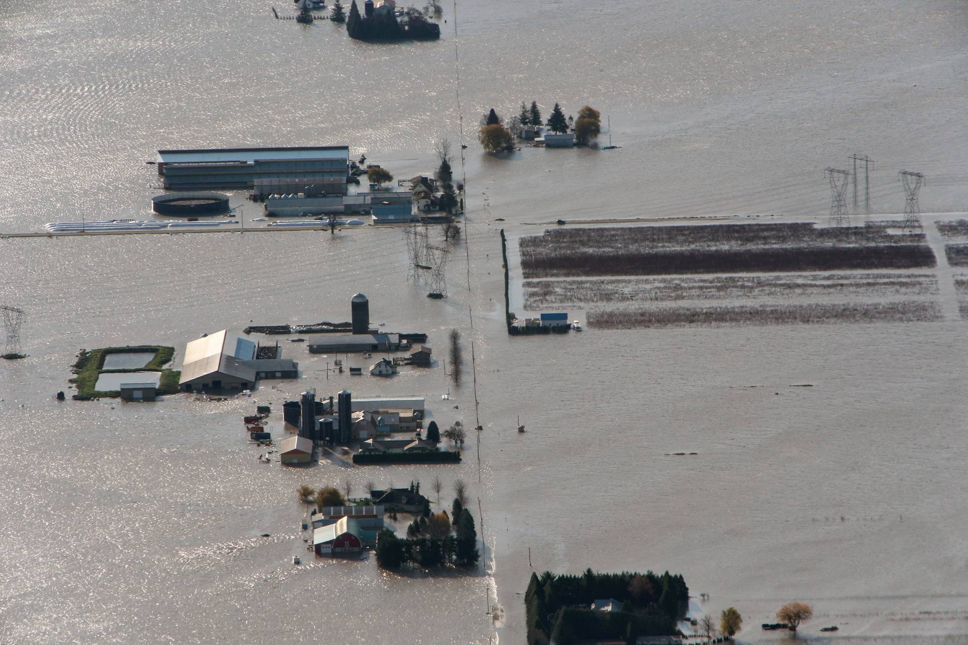 Rainstorms cause flooding and landslides in the western Canadian province of British Columbia