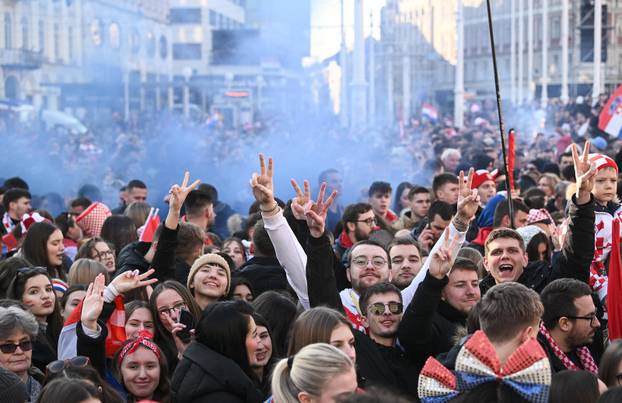 Zagreb: Svečani doček rukometaša nakon osvojenog srebra na Svjetskom prvenstvu